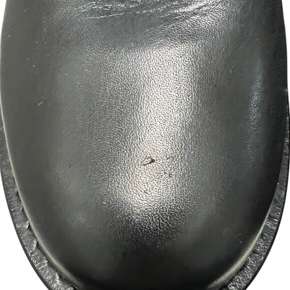 Fabianelli Women’s Black Leather Faux Fur Side Zip Ankle Boot Size 8 - Picture 13 of 13